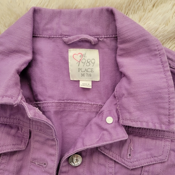 SOLD!🥳 SOLD!🥳 SOLD!🥳 SOLD!🥳
LAVENDER ✨️ Jean Jacket Girl's Size Medium - Picture 2 of 4